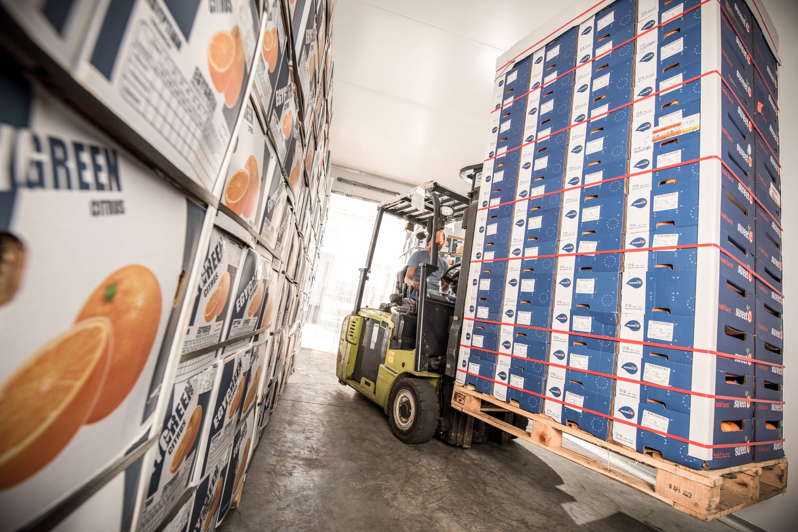 forklift-with-boxes-of-oranges